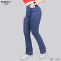 Jeans Skinny Flare Tiro Alto 2041