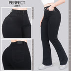 Jeans Skinny Flare Tiro Alto 2044