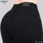 Jeans Skinny Flare Tiro Alto 2044