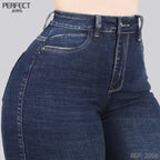 Jeans Skinny Flare Tiro Alto 2058