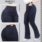 Jeans Skinny Flare Tiro Alto 2062