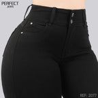Jeans Skinny Flare Tiro Alto 2077