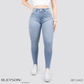Jeans skinny tiro alto 24432