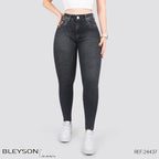 Jeans skinny tiro alto 24437