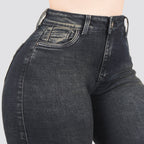 Jeans skinny tiro alto 24437