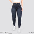 Jeans skinny tiro alto 24438