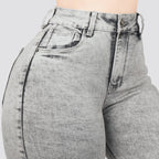 Jeans skinny tiro alto 24467