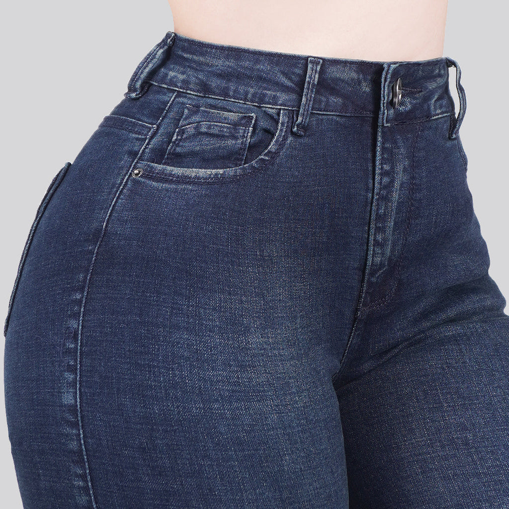 Jeans Skinny Tiro Alto 25286