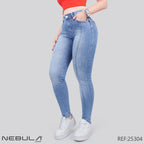 Jeans Skinny Tiro Alto 25304