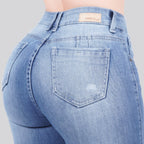 Jeans Skinny Tiro Alto 25304
