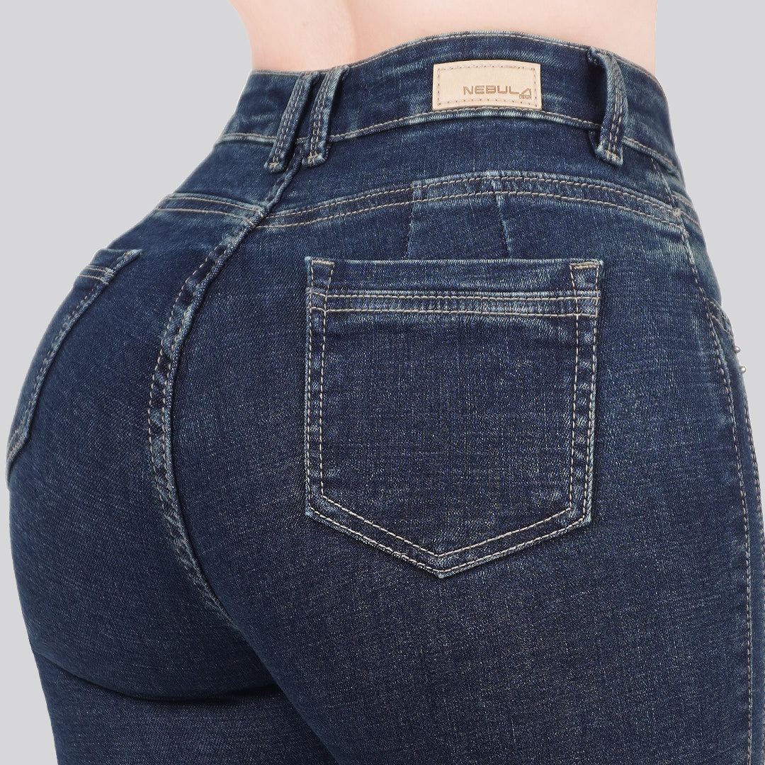 Jeans Skinny Tiro Alto 25321