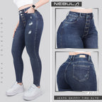 Jeans Skinny Tiro Alto 25403