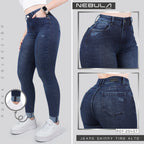 Jeans Skinny Tiro Alto 25407