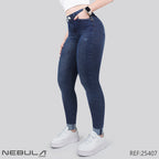 Jeans Skinny Tiro Alto 25407