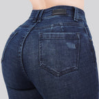 Jeans Skinny Tiro Alto 25407