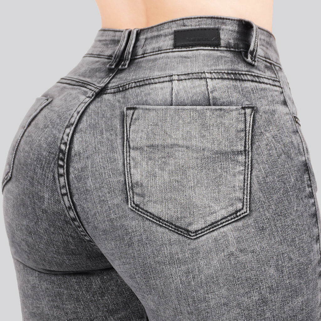 Jeans Skinny Tiro Alto 25414