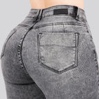 Jeans Skinny Tiro Alto 25414