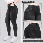 Jeans Skinny Tiro Alto 25415