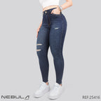 Jeans Skinny Tiro Alto 25416