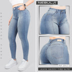 Jeans Skinny Tiro Alto 25417