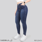Jeans Skinny Tiro Alto 25419