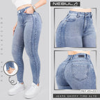 Jeans Skinny Tiro Alto 25423