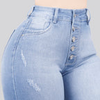 Jeans Skinny Tiro Alto 25424