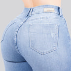 Jeans Skinny Tiro Alto 25424