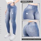 Jeans Skinny Tiro Alto 25426