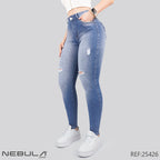Jeans Skinny Tiro Alto 25426