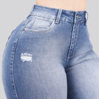 Jeans Skinny Tiro Alto 25426
