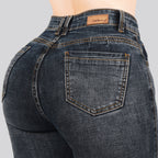 Jeans Skinny Tiro Alto 25427