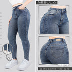 Jeans Skinny Tiro Alto 25428