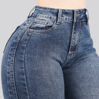Jeans Skinny Tiro Alto 25428