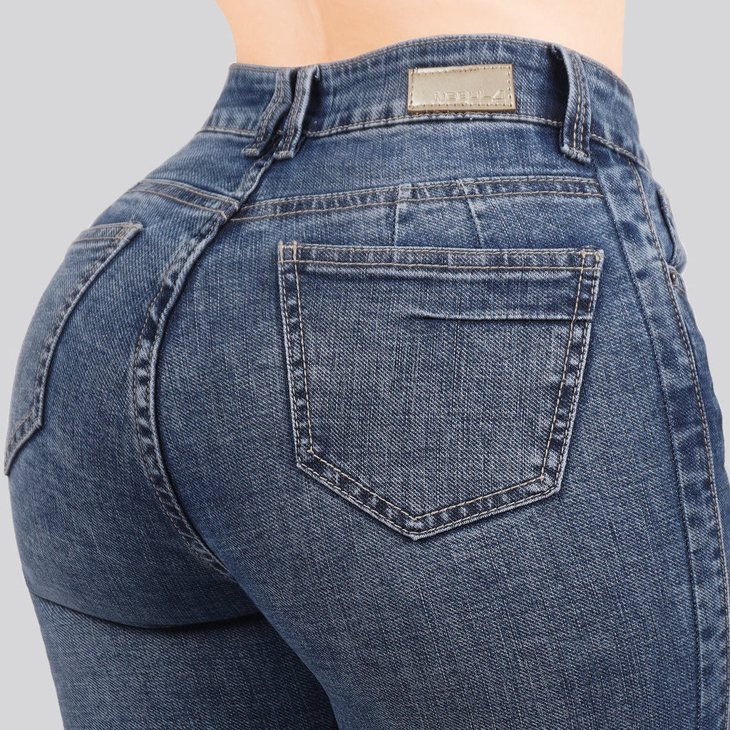 Jeans Skinny Tiro Alto 25428