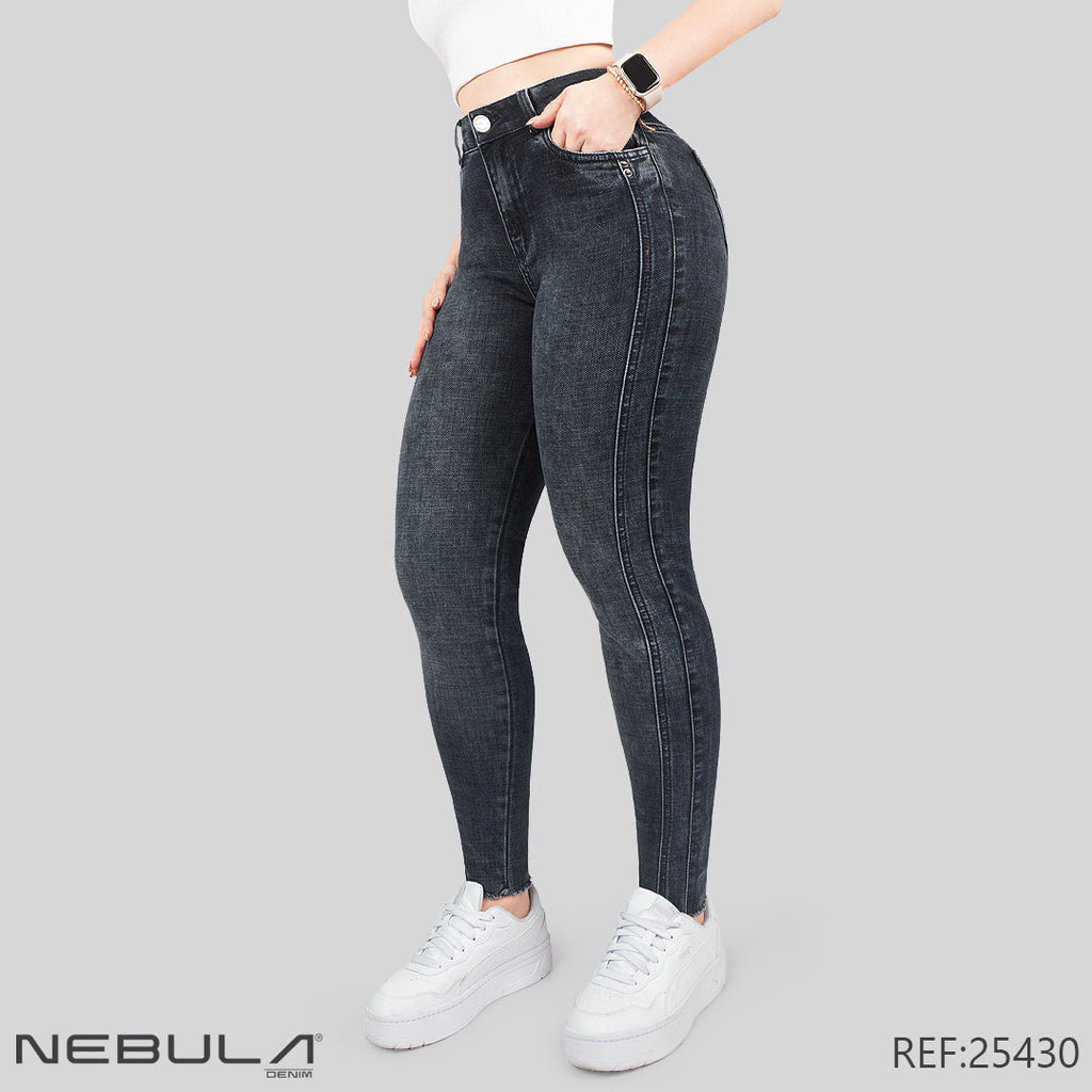 Jeans Skinny Tiro Alto 25430