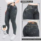 Jeans Skinny Tiro Alto 25431