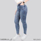 Jeans Skinny Tiro Alto 25433