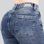 Jeans Skinny Tiro Alto 25433