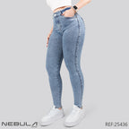 Jeans Skinny Tiro Alto 25436