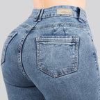 Jeans Skinny Tiro Alto 25436