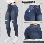 Jeans Skinny Tiro Alto 25437