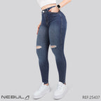 Jeans Skinny Tiro Alto 25437