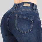 Jeans Skinny Tiro Alto 25437