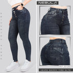 Jeans Skinny Tiro Alto 25439