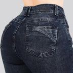 Jeans Skinny Tiro Alto 25439