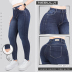 Jeans Skinny Tiro Alto 25441