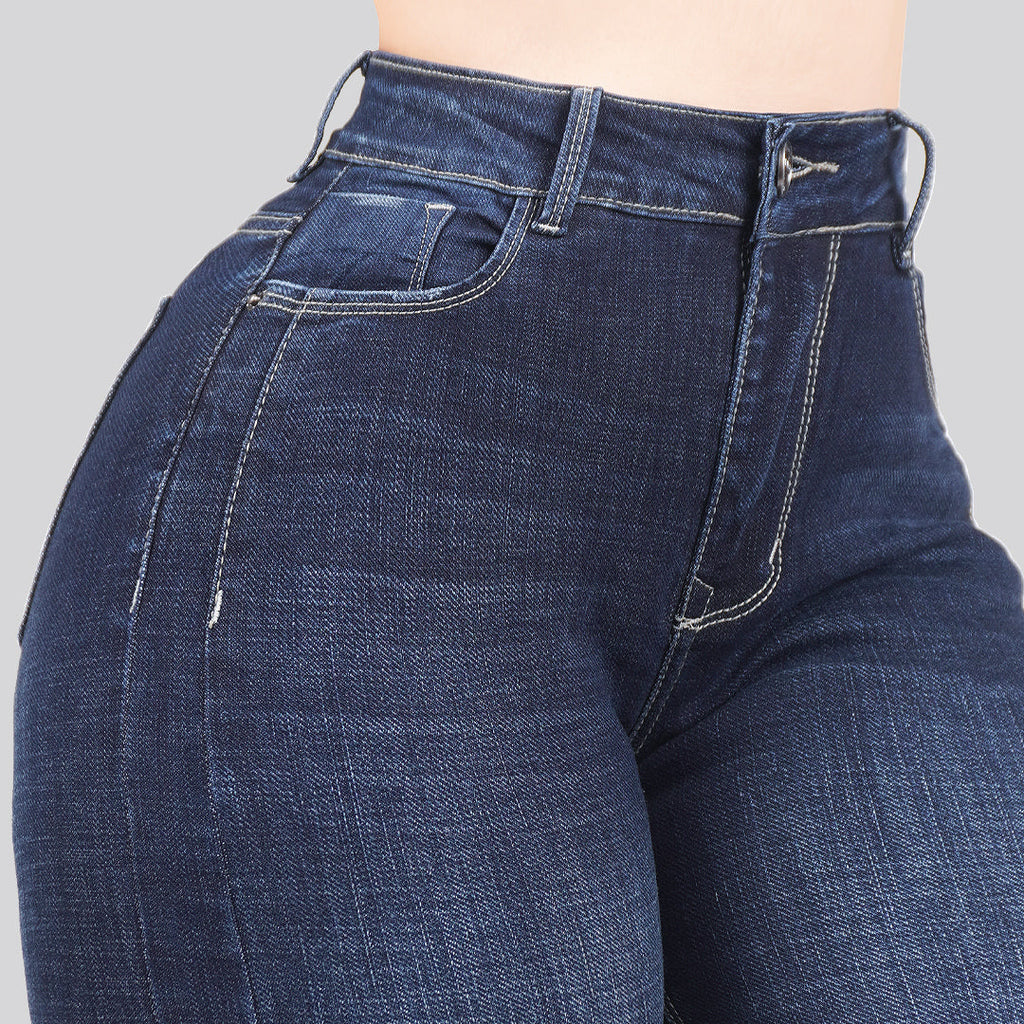 Jeans Skinny Tiro Alto 25441