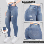 Jeans Skinny Tiro Alto 25443