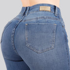 Jeans Skinny Tiro Alto 25443